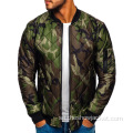 Camo Diamond Quilted Bomber Jacka grossist anpassade